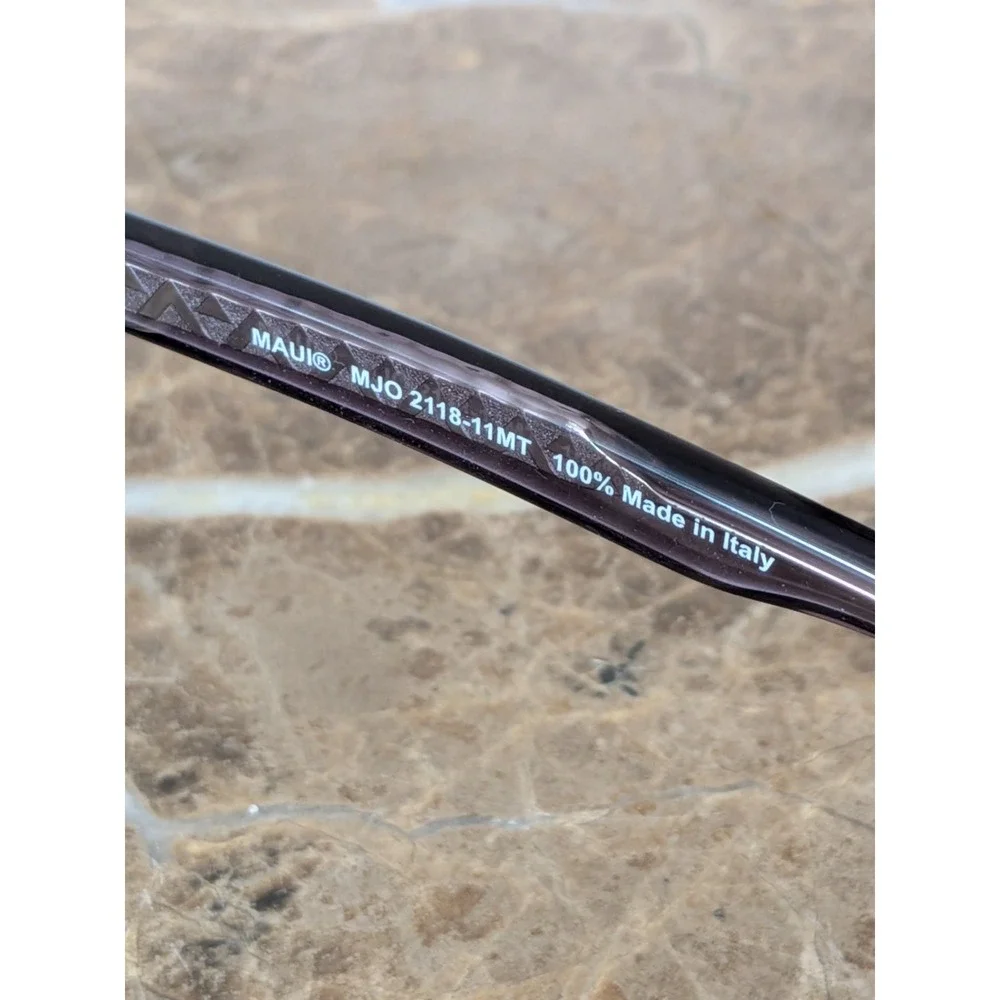 Maui Jim MJO2118-11MT Designer Eyeglasses Gray Stripe Fade 49-20-145 Flex Hinges